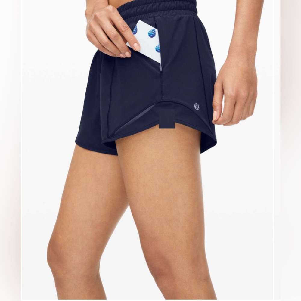Lululemon Hotty Hot Short II *Long 4" - True Navy